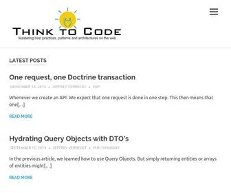 Thinktocode.com(Mastering best practices) Screenshot