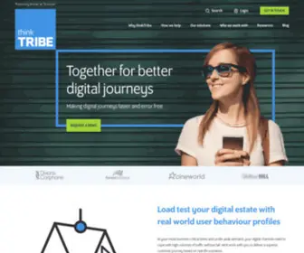 Thinktribe.com(Reduce online abandonment with unrivalled CX visibility) Screenshot