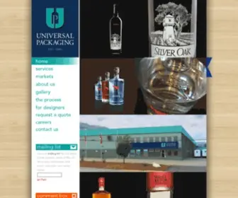 Thinkuniversal.com(Bottle decoration for craft brands (wine) Screenshot