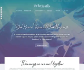 Thinkvisuallydesign.com(Think Visually Design) Screenshot