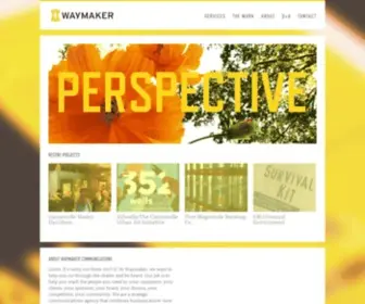 Thinkwaymaker.com(Waymaker) Screenshot