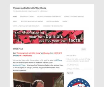 Thinkwingradio.com(Thinkwing Radio with Mike Honig) Screenshot