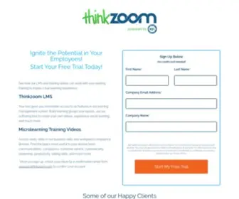 ThinkZoom.com(Thinkzoom Login Support) Screenshot