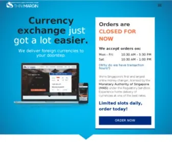 Thinmargin.com(Singapore's First 24/7 Online Money) Screenshot