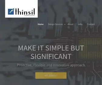 Thinsil.com(Complexity simplified) Screenshot