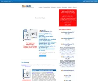 Thinsoftinc.com(Thinsoft) Screenshot