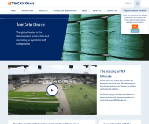 Thiolon-Grass.com(TenCate Grass) Screenshot