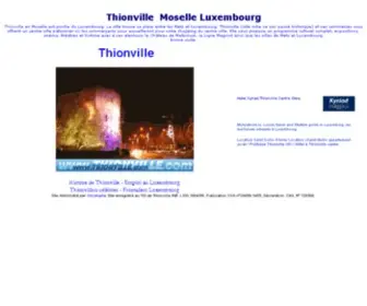 Thionville.com(Ville de Thionville en Moselle) Screenshot