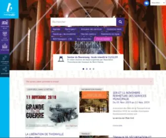 Thionville.fr(Le site officiel de la ville de Thionville) Screenshot