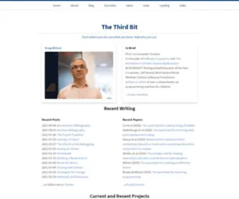 Third-Bit.com(The Third Bit) Screenshot
