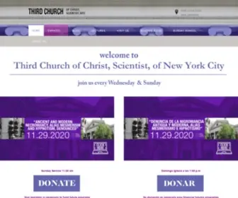 Thirdchurchnyc.com(Third Church of Christ) Screenshot