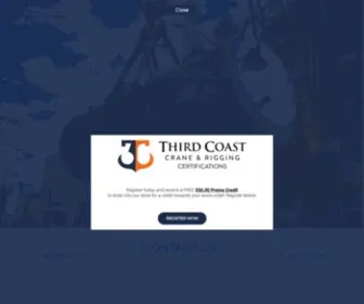 Thirdcoastcertifications.com(NCCCO Crane Certification Training) Screenshot