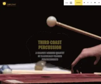 Thirdcoastpercussion.com(Third Coast Percussion) Screenshot