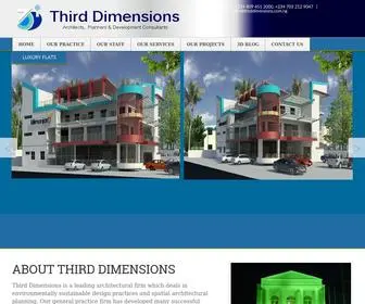 Thirddimensions.com.ng(Architects, Planners, Development Consultants) Screenshot