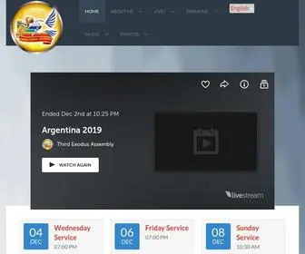 Thirdexodus.website(Third Exodus Assembly) Screenshot