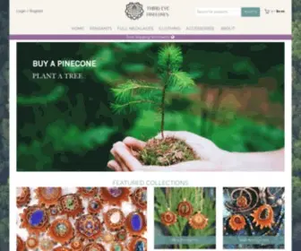 Thirdeyepinecones.com(Third Eye Pinecones) Screenshot