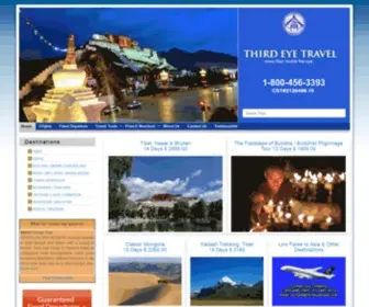 Thirdeyetravel.com(Explore Himalayan Holiday Tour Packages) Screenshot