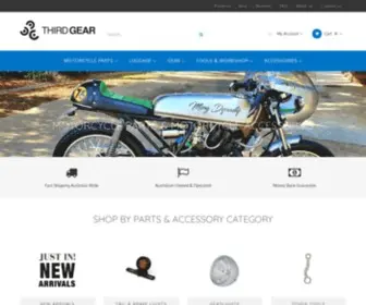 Thirdgear.com.au(Motorcycle Parts and Accessories) Screenshot