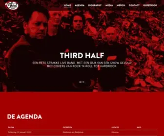 Thirdhalf.nl(De Rockcoverband 'Third Half') Screenshot