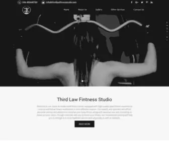 Thirdlawfitnessstudio.com(Third Law Fitness Studio) Screenshot