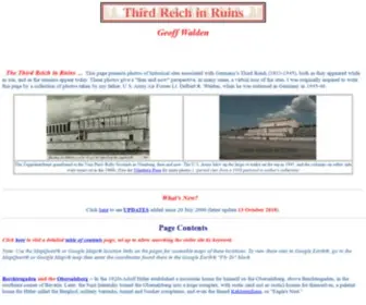 Thirdreichruins.com(Third Reich in Ruins) Screenshot