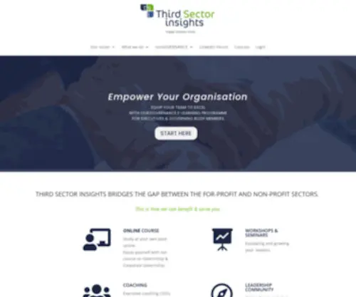 Thirdsector.co.za(Thirdsector) Screenshot