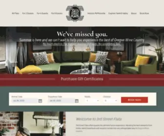 Thirdstreetflats.com(McMinnville Hotel) Screenshot