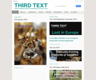 Thirdtext.org(Third Text) Screenshot