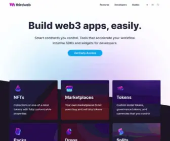 Thirdweb.com(Build web3 apps easily with thirdweb's powerful sdks) Screenshot