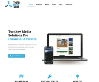 Thirdwheelmedia.com(Turnkey media solutions for small businesses) Screenshot