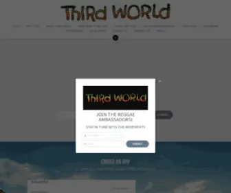 Thirdworldband.com(THIRD WORLD ) Screenshot