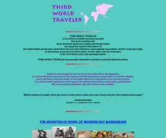 Thirdworldtraveler.com(THIRD WORLD TRAVELER) Screenshot