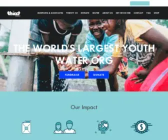 Thirstproject.org(Thirstproject) Screenshot