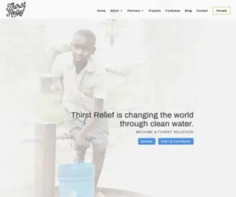 Thirstrelief.org(Thirst Relief) Screenshot