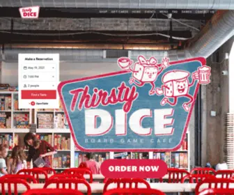 Thirstydice.com(Thirsty Dice) Screenshot