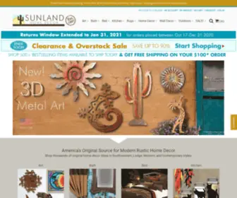 Thirstystonestore.com(Sunland Home Decor) Screenshot