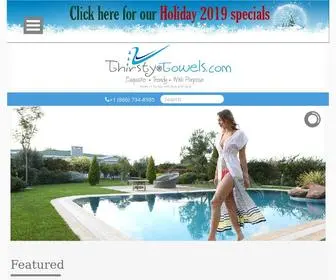 Thirstytowels.com(Turkish Robes) Screenshot