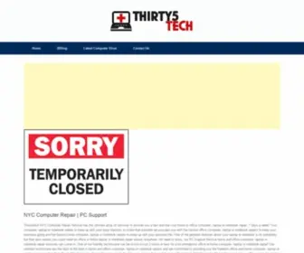 Thirty5Tech.com(Thirty5Tech NYC Computer Repair) Screenshot