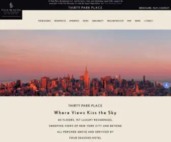 Thirtyparkplace.com(30 Park Place) Screenshot