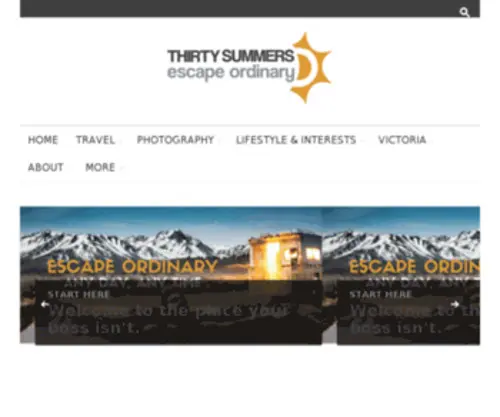 Thirtysummers.com(Thirty Summers) Screenshot