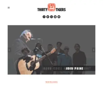 Thirtytigers.com(Thirty Tigers) Screenshot