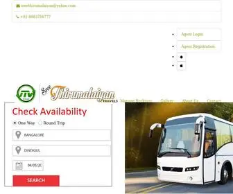 Thirumalaiyanbus.com(JTV Travels) Screenshot