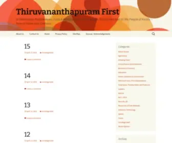 Thiruvananthapuramfirst.in(Here at Home and Overseas) Screenshot