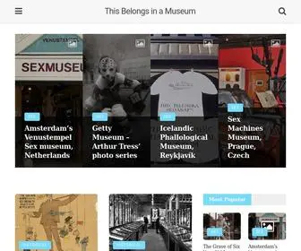 Thisbelongsinamuseum.com(Notes About Different Museums All Over The World) Screenshot