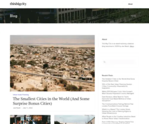 Thisbigcity.net(This Big City) Screenshot