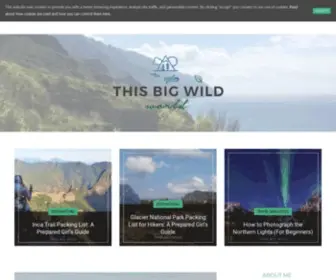 ThisbigwildWorld.com(Outdoor adventures for the culturally curious) Screenshot