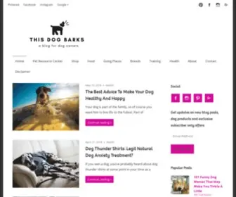 Thisdogbarks.com(This Dog Barks) Screenshot