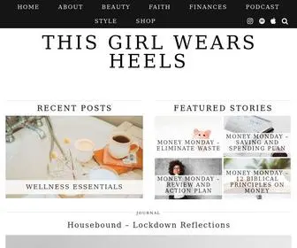 Thisgirlwearsheels.co.uk(This Girl Wears Heels) Screenshot