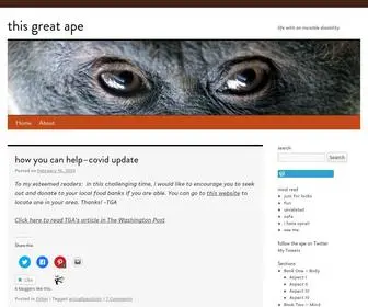 Thisgreatape.com(This great ape) Screenshot