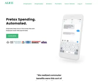 Thisisalice.com(Alice Pretax Spending) Screenshot